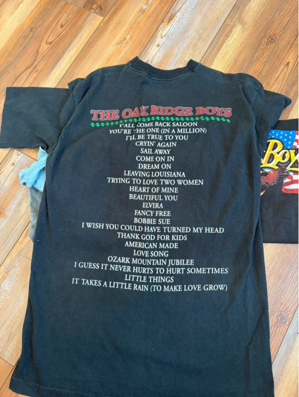 Bundle of Vintage Oak Ridge Boys Band Tshirts size L - Picture 3 of 7